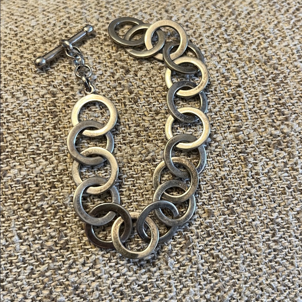 Circle Link Toggle Bracelet - image 1